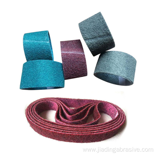 Blue non-woven abrasive tools Abrasive Sanding Belts